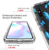 Case for Redmi 9A M2006C3LG/Redmi 9i M2006C3LII Case with Tempered Glass Screen Protector, Full Body Clear Floral Soft TPU Slim Phone Protective Armor Cover for Xiaomi Redmi 9A (Butterfly)