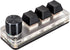 Red Switch Macro Keyboard, USB Custom Mechanical Keyboard with Knob, Gaming OSU Volume Control Mini Keyboard