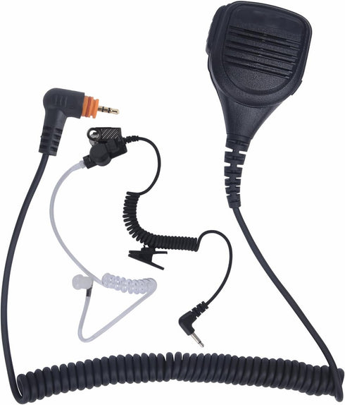 SL300 Radio Speaker Mic Shoulder Handheld Lapel Microphone with 3.5mm Audio Jack for Wave TLK-100 SL3500e SL7550e