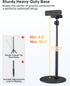 jidinung C922 C930e C920S C920 C615 C960 C920x 4K N60, 1/4" Upgraded Webcam Stand for Desk, Telescopic Webcam Tripod
