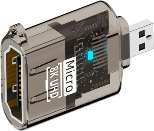Shinycome Portable 8K HDTV Adapter Shock Resistance Travel Use Entertainment Compactly HDTV Video