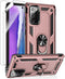 Samsung Galaxy Note 20 Case, Note20 5G Military-Grade Shockproof Cover with HD Screen Protectors, Rose Gold