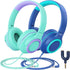 iClever 2Pack Kids Headphones with Sharing Splitter - 85dBA Safe Volume Limited