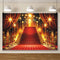 ChloropLastid 10x8ft Red Carpet Backdrop Movie Night Glitter Light Photo Decorations Award Ceremony