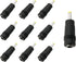 10pcs DC Power Adapter 5.5x2.1mm Female Jack to 4.0x1.7mm Male Plug, Electrical Socket Converter