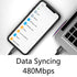 Short Micro USB Fast Charging Cable 0.9in, USB A to Micro USB Charging and Data Sync Cable for Power Bank, Phones (2Pcs)