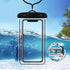 Waterproof Phone Pouches, Universal Fit, Clear, 2 Pack, Green