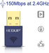 USB Bluetooth WiFi Adapter, Wireless Nano USB Network Adapter for Laptop Desktop PC Wi-Fi Dongle Compatible with Windows 10/7/8/8.1/XP Mac OS X 10.6-10.15.3