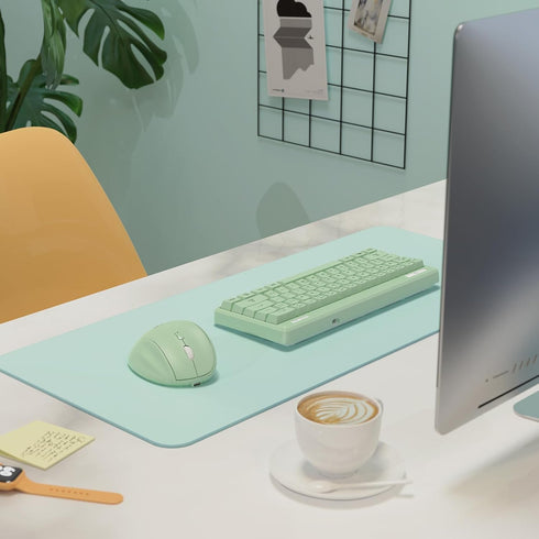 Micropack Vertical Mouse, Multi-Device 3-Mode Bluetooth 5.0 & 3.0 Mouse, 2.4G Wireless with Adjustable DPI & Silent