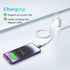 USB C to Lightning Adapter, 4 Pack, 1.8-2.2A 15W Fast Charging, Data Sync for iPhone/iPad, Anti-Lost Loop