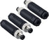 Industrial Sensor Connector Plug, Lonlonty M8 Connector 3-Pin A Coding UTP IP67 Waterproof Adapter