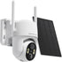 Wireless Outdoor Solar Security Cameras, 360° PTZ Remote Home Security, 2K 3MP with Spotlight Color Night Vision