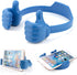 8 Pack Thumbs Up Cell Phone Holder - Adjustable Silicone Tablet Stand, Multi Colors, Portable Desktop Stands for