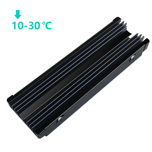 M.2 NVMe Heatsink 2280 SSD Heat Sink with Thermal Silicone Pads for PC / PS5 M.2 PCIE NVMe or SATA SSD (2PCS)