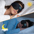 Bluetooth Sleep Mask Wireless Headphones, 3D Eye Mask for Side Sleepers, Blackout Eye Mask with Speakers