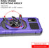 Ailiber Nokia C110 Case - Heavy Duty Shockproof Cover with Stand & Screen Protector, Military Grade, Purple, for Car