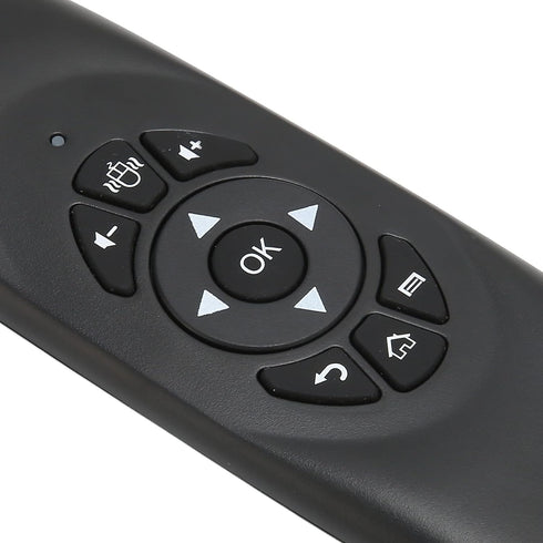 Universal TV Remote Air Mouse, 2.4GHz Mini Wireless Fly Mouse Keyboard with USB Receiver, Intelligent Anti Shake