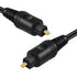 TNP Digital Optical Audio Cable 6 Feet S/PDIF Fiber Optic Toslink Cable for TV, Soundbar, Home Theater, PS4, Xbox