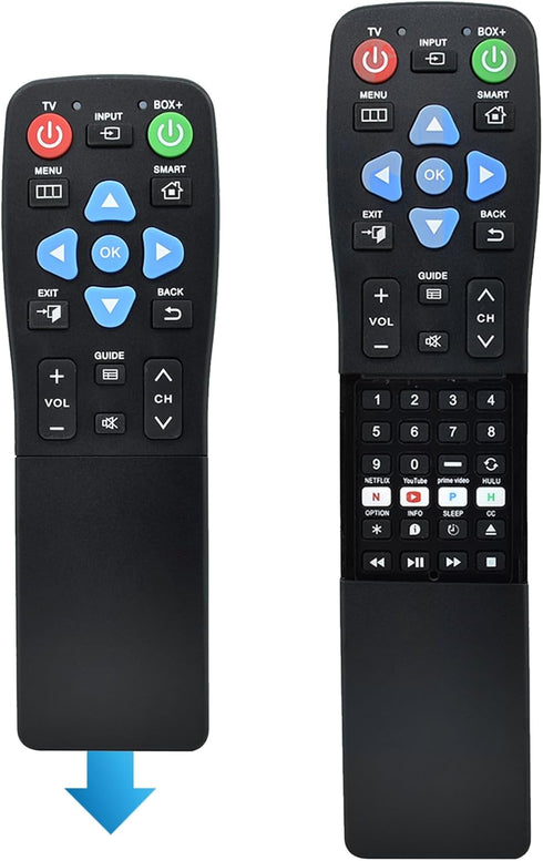 YunCChengFR Big Button TV Remote for Seniors & Elderly - Universal Remote with