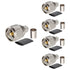 PL259 Male Crimp Coax Connector, SO239 UHF for LMR400/KMR400/RG8/RG8U/RG213/9913/7D-FB Coax Cable (Pack of 5)
