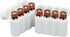 Slimline AA Battery Case, Soft Durable Material - Pack of 2 (Holds 4 Batteries)