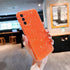 MINSCOSE Compatible with Samsung Galaxy S20 FE 5G Case, Cute Neon Bright Color Glitter Bling Thin Slim Shockproof Cover