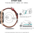 Bands Compatible with Samsung Galaxy Watch - 20mm Printed Leather Replacement Strap for Various Models