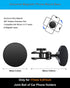 QZAPZU 17mm 360 12-17 2.12 Inch Aluminum Magnetic Car Mount Base with Ball Mount Extension Adapter, Rotation Phone
