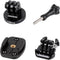 PellKing 1/4 Tripod/Monopod Adapter Mount for GoPro Hero 12 11 10 9 8 7 6 5, CNC Quick Release Base
