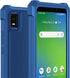 Ailiber AT&T Calypso 3 Case, Heavy Duty Phone Cover with Screen Protector, Shock-Absorbing TPU Bumper - Blue