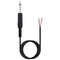 Fancasee 6 ft Replacement 6.35mm Male Plug to Bare Wire Open End TS 2 Pole Mono Audio Cable for Speaker Repair