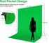 GLOSHOOTING 10x10 Green Screen Backdrop, ft Photography Chromakey Greenscreen Background Sheet, Polyester Collapsible