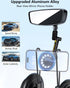 Okyfree 360 16 15 14 13 12 Magnetic Phone Holder for Car, Rear View Mirror Phone Holder Car Mount Magsafe Adjustable