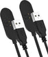 KWRNVO Charging Dock,USB Charger Cable 4.9FT Longer Cable(2 Packs)