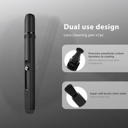 VSGO VS-A8E Camera Cleaning Kit - Portable Lens Cleaning Pen, Air Blower, Microfiber Cloth for Canon, Nikon, Sony
