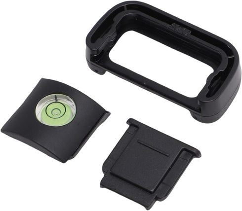 A7C Pomya Eyecup Viewfinder & Hot Shoe Cover with Bubble Level for Camera - Silicone Eye Cup, Protector Cap, AntiGlare