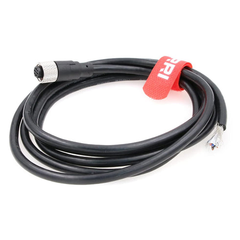 DRRI M12 Sensor Connector 5pin A Code Female Molded to Single End Cable for Industrial Sensor Connections