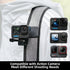 Anti-Slide Backpack Strap Clip Mount for Phone, 360 Degree Rotary Backpack Clamp for Video Recording