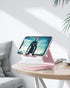 OMOTON Desktop Cell Phone Stand, Aluminum Holder for Mobile Phone and Tablet, Rose Gold
