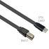 STUPDOLERI (OTGCMST-BMST, 30CM) USB B to USB C Printer Cable, Nylon Braided, USB C MIDI Cable Compatible for MacBook