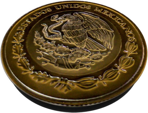 Mexican Peso Centavo Coin Gift Mexicano Mexico Tijuana Guey PopSockets Swappable PopGrip