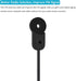 FM Antenna for Stereo Receiver Indoor, 75 Ohm Coaxial Cable Wire for Home Audio