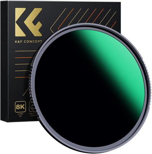K&F Concept 67mm ND1000 (10-Stop Fixed Neutral Density) ND Filter with 28 Multi-Coated Optical AGC Glass Waterproof