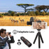 15 in 1 Universal Phone Camera Lens Kit, 18X Telephoto, Wide Angle, Macro, Fisheye, CPL/Flow/Star/Radial Filters