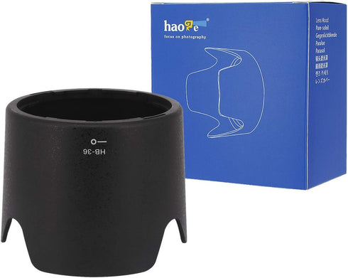 Haoge Bayonet Lens Hood for Nikon Nikkor AF-S 70-300mm f4.5-5.6G ED VR Lens replaces Nikon HB-36