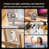 Generic Magnetic Mobile Phone Tripod Stand, Portable Folding Design Phone Holder, Compatible with iPhone/Android