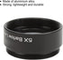 Extra Objective Lens, Clear Optical Glass 5X Microscope Camera Lens for Astronomy Lovers for Microscope Parts Accessories