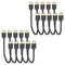 Short HDMI Cable 1FT 10-Pack, 4K HDMI to HDMI Cable 1FT Multi-pack,Slim