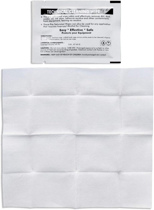 Large Non Woven Wipe, Surface Clean for Phone/Wheel/Window, 40/Box