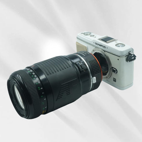 Manual Focus Lens Adapter EF to MFT for Canon EF EF-S Mount Lens to Micro Four Thirds Cameras, Compatible with Olympus
